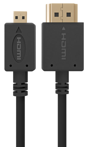 3m HDMI-M/micro HDMI-M cable HDMI HDMI tipo A (Estándar) HDMI tipo D (Micro) Negro