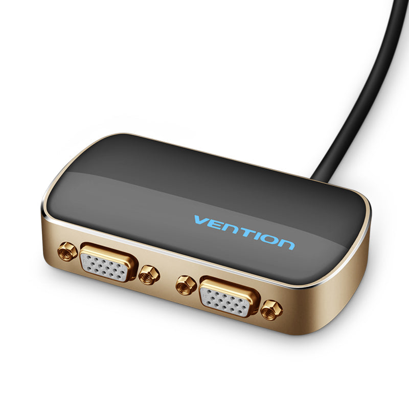 Divisor VGA con Alimentación Externa DBABF/ VGA Macho/ 2x VGA Hembra