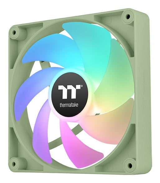 Matcha Green CT120 Carcasa del ordenador Ventilador 12 cm Verde, Blanco 2 pieza(s)