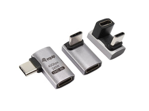 Adaptador USB 4 C a C, 40Gbps, PD 240W, paquete de 3