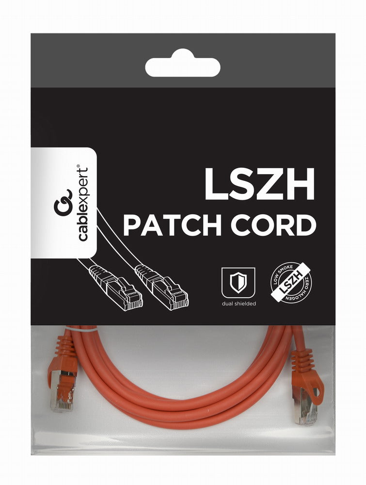 PP6A-LSZHCU-R-2M cable de red Rojo Cat6a S/FTP (S-STP)