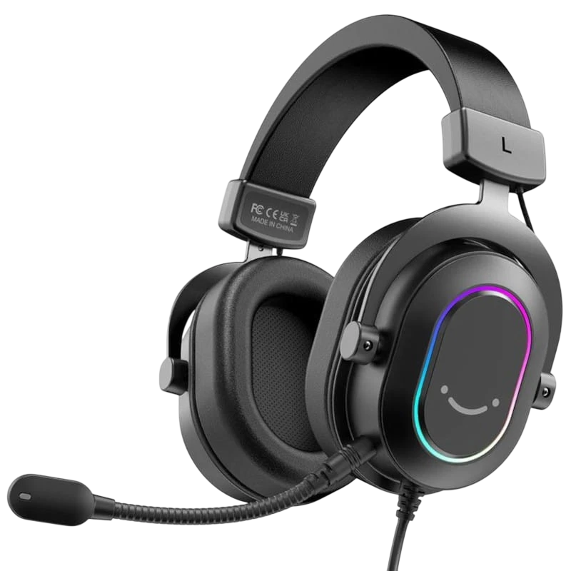 Fifine AmpliGame H6 Negro con micrófono Auriculares