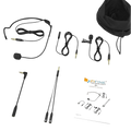 Fifine C1 Micrófono de Solapa con Headset