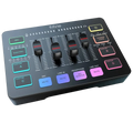 Fifine SC3 Negro - Mezclador de audio