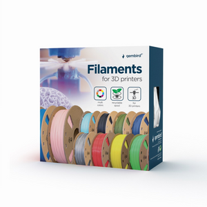 Gembird 3DP-ABS1.75-01-BK material de impresión 3d ABS Negro 1,4 kg
