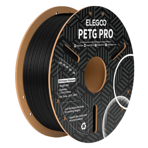 ELEGOO PETG Pro Negro para Impresoras 3D FDM - Filamento 1.75mm Bobina de 1kg