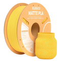 ELEGOO PLA MATTE Amarillo Mate para Impresoras 3D FDM - Filamento 1.75mm Bobina de 1kg