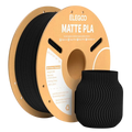 ELEGOO PLA MATTE Negro Mate para Impresoras 3D FDM - Filamento 1.75mm Bobina de 1kg