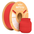 ELEGOO PLA MATTE Rojo Mate para Impresoras 3D FDM - Filamento 1.75mm Bobina de 1kg