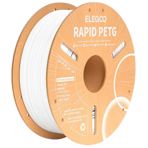 ELEGOO Rapid PETG Blanco para Impresoras 3D FDM - Filamento 1.75mm Bobina de 1kg