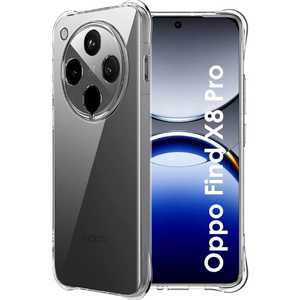 Funda Antigolpes Premium para Oppo Find X8 Pro 5G Acrílico Anti-Amarillo Transparente