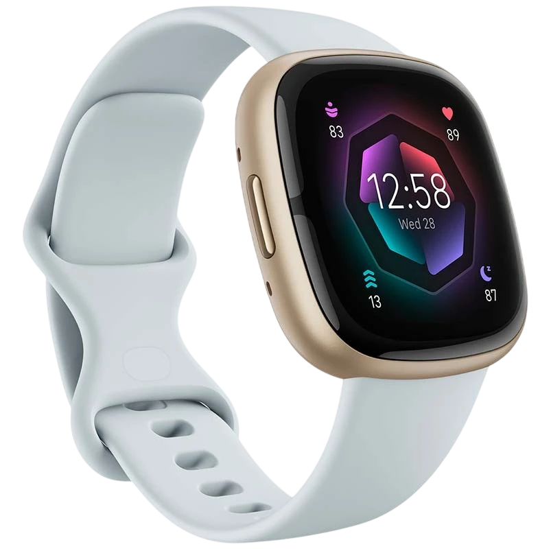 Fitbit Sense 2 Azul Niebla / Aluminio Oro - Reloj inteligente