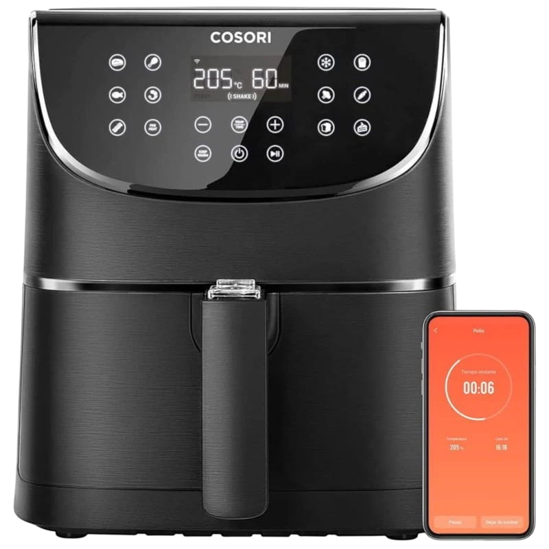 Cosori Smart Chef Edition Negro 1700W 5,5 L Freidora de aire