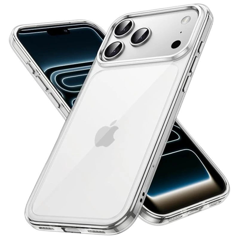 Funda Antigolpes Premium para iPhone 17 Pro Acrílico Anti-Amarillo Transparente