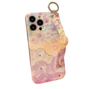 Funda Aurora Floral y Mariposas con Pulsera iPhone 16
