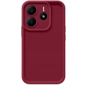 Funda de silicona mate Xiaomi Redmi Note 14 5G Rojo