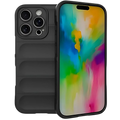 Funda de silicona Wave iPhone 16 Pro Max Negro