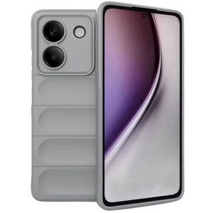 Funda de silicona Wave Xiaomi Poco M7 Pro Gris Claro
