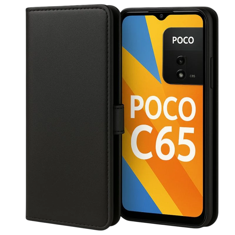 Funda libro 360º Protection Xiaomi Poco C85 Negro