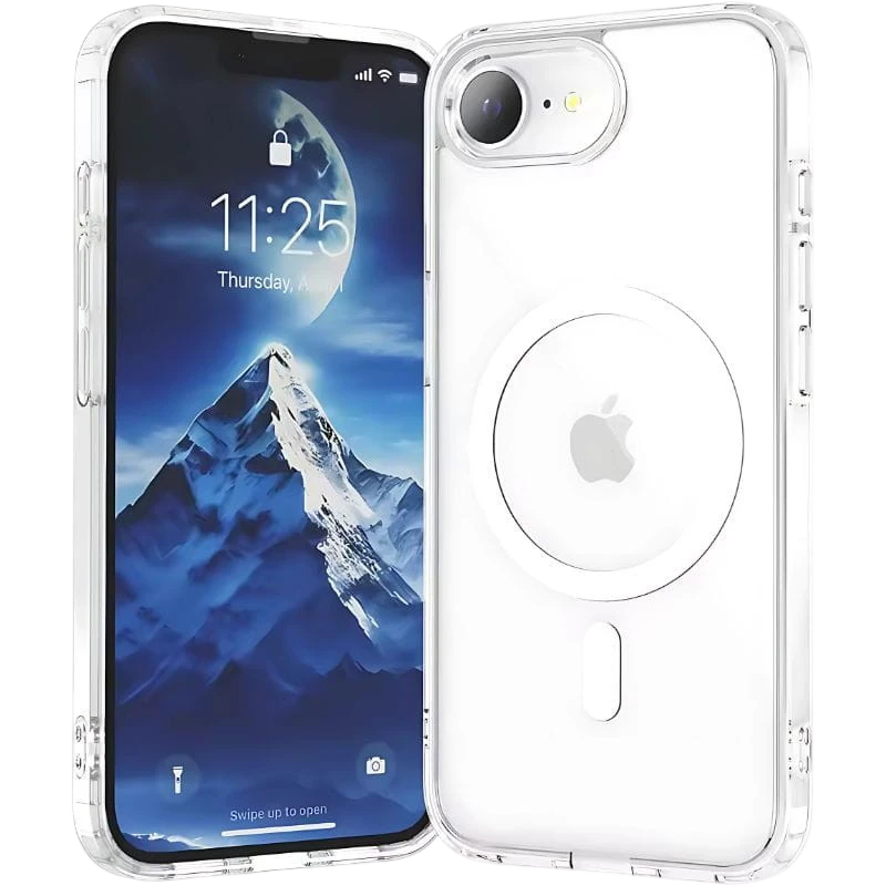 Funda Magsafe Compatible para iPhone 17e/16e 6.1" Transparente
