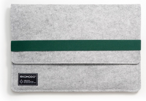 EKOMODO HR-004 maletines para portátil 33 cm (13") Funda Verde, Gris