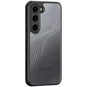 Funda rígida Anti-Scratch Shell Samsung Galaxy S23 Negro+Transparente