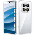 Funda Antigolpes Premium para Xiaomi Redmi Note 14 Pro 5G / Poco X7 5G Acrílico Anti-Amarillo Transparente