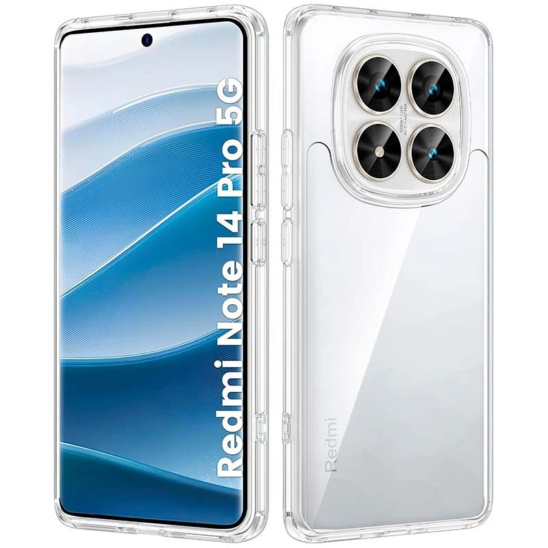 Funda Antigolpes Premium para Xiaomi Redmi Note 14 Pro 5G / Poco X7 5G Acrílico Anti-Amarillo Transparente