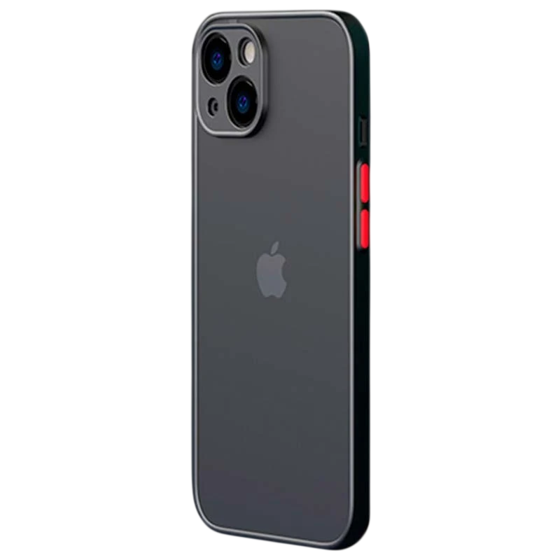 Funda Dual Mate iPhone 13 Negro+Rojo