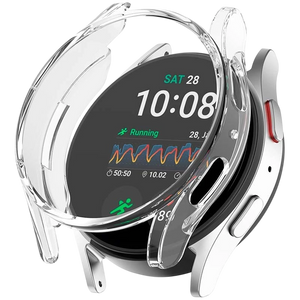 Funda PC + Cristal Templado Samsung Galaxy Watch7 40mm Transparente