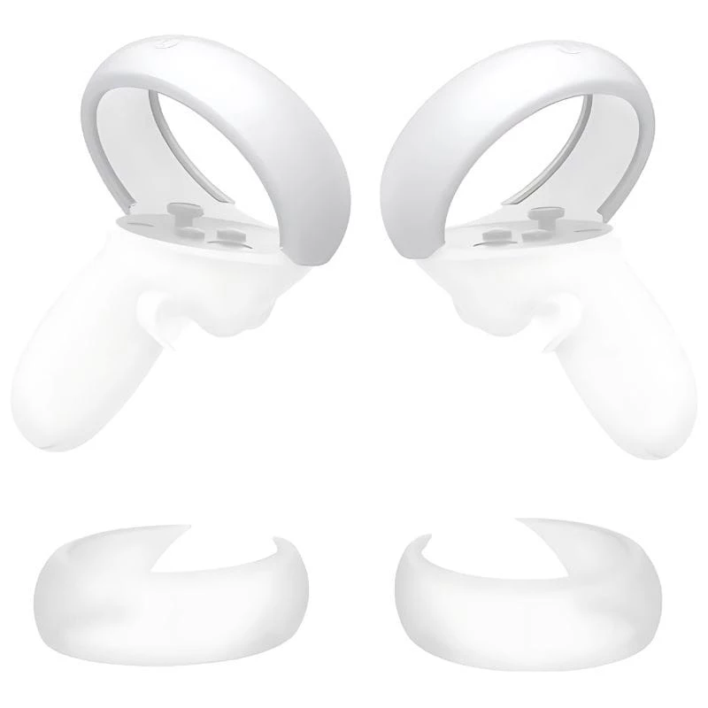 Funda protectora para mandos Kiwi Design Q26-2.1 para Meta Quest 2 Blanco
