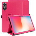 Funda Inteligente de PU Oukitel OT6 / OT6 Kids con Soporte Rosa
