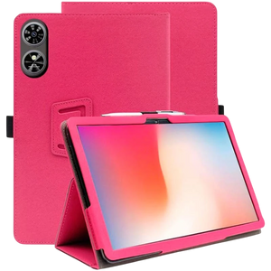 Funda Inteligente de PU Oukitel OT6 / OT6 Kids con Soporte Rosa