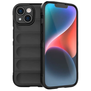 Funda de silicona Wave iPhone 15 Negro