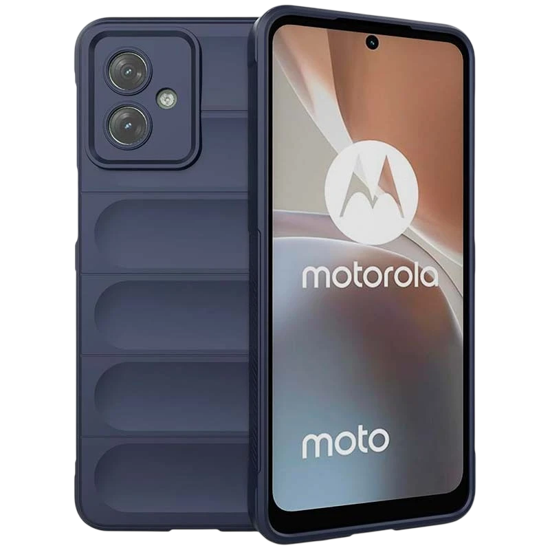 Funda de silicona Wave Motorola Moto G54 Azul