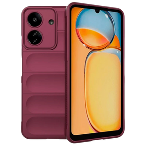 Funda de silicona Wave Xiaomi Redmi 13C / Poco C65 / Poco M6 5G Borgoña