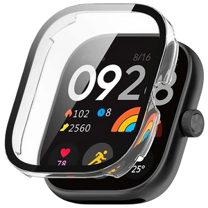Funda PC + Cristal Templado Xiaomi Redmi Watch 4 Transparente