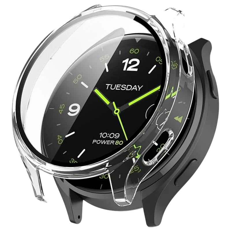 Funda PC + Cristal Templado Xiaomi Watch 2 Transparente