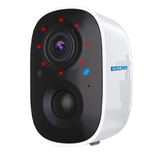 Escam G14 2MP Full HD Visión nocturna Reconocimiento por IA Blanco
