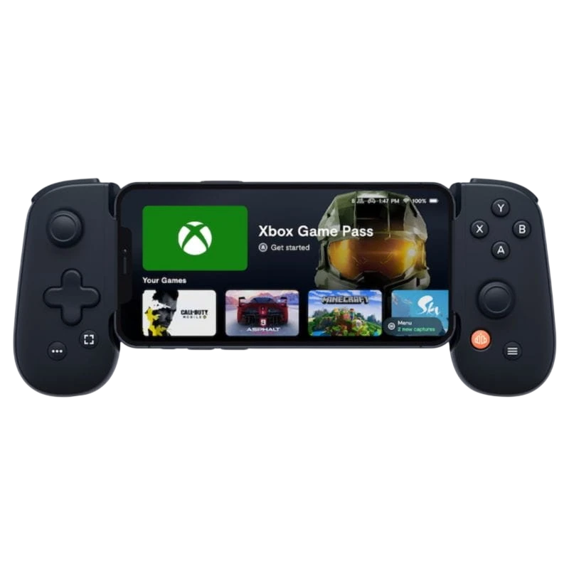 Gamepad BACKBONE One Mobile para iPhone (Lightning) Mando de juego - Xbox Edition Negro
