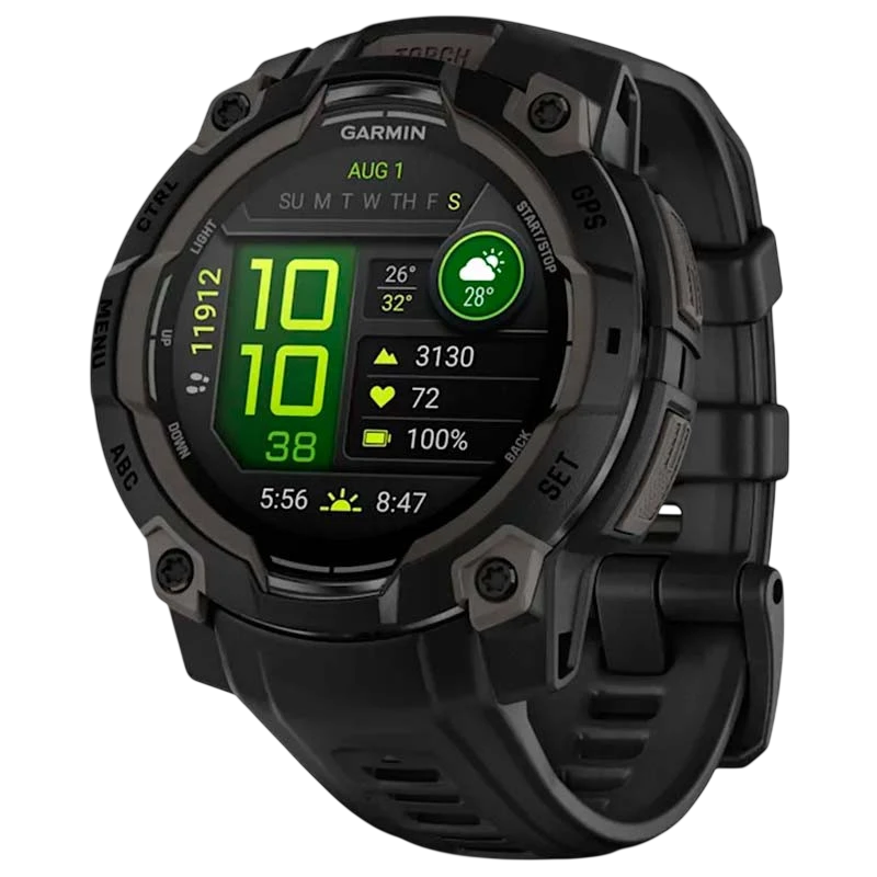 Garmin Instinct 3 AMOLED 45mm Negro con Correa Negra - Reloj Inteligente con GPS