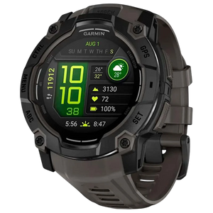 Garmin Instinct 3 AMOLED 50mm Negro con Correa Carbón - Reloj Inteligente con GPS