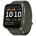 Garmin Venu X1 Caja de titanio Correa de nailon ComfortFit Verde