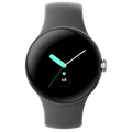 Google Pixel Watch Wi-Fi Plata con Correa Carbón