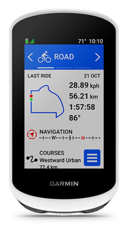 Garmin Edge Explore 2 7,62 cm (3") Ciclocomputador inalámbrico Negro, Blanco