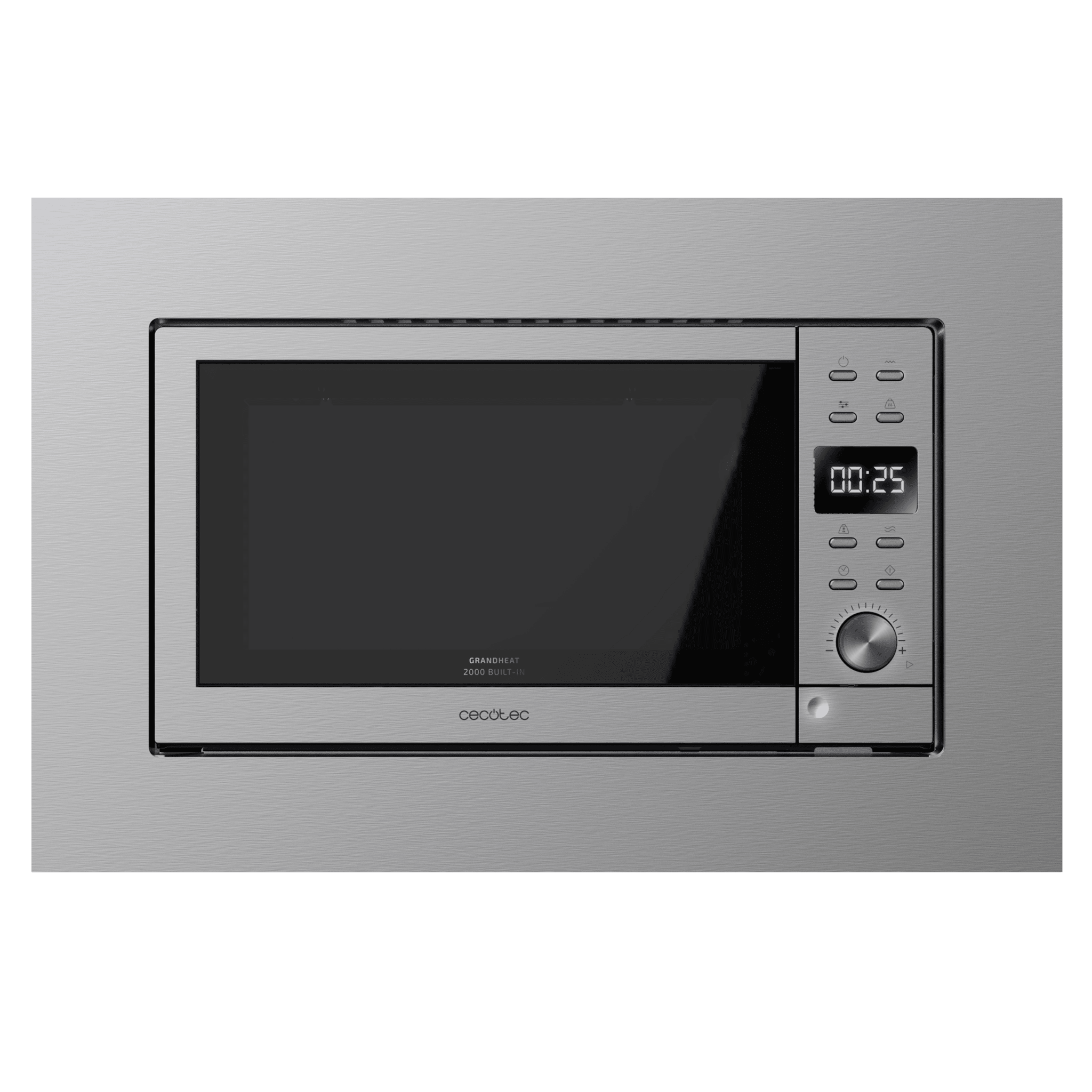 Microondas encastrable GrandHeat 2000 Built-In Steel Black
