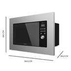Microondas encastrable GrandHeat 2000 Built-In Steel Black