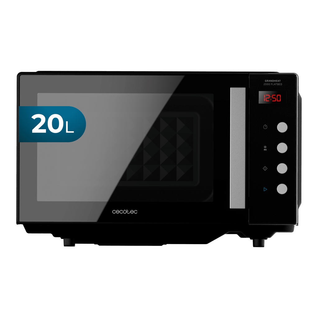 Microondas sin plato GrandHeat 2000 Flatbed Black