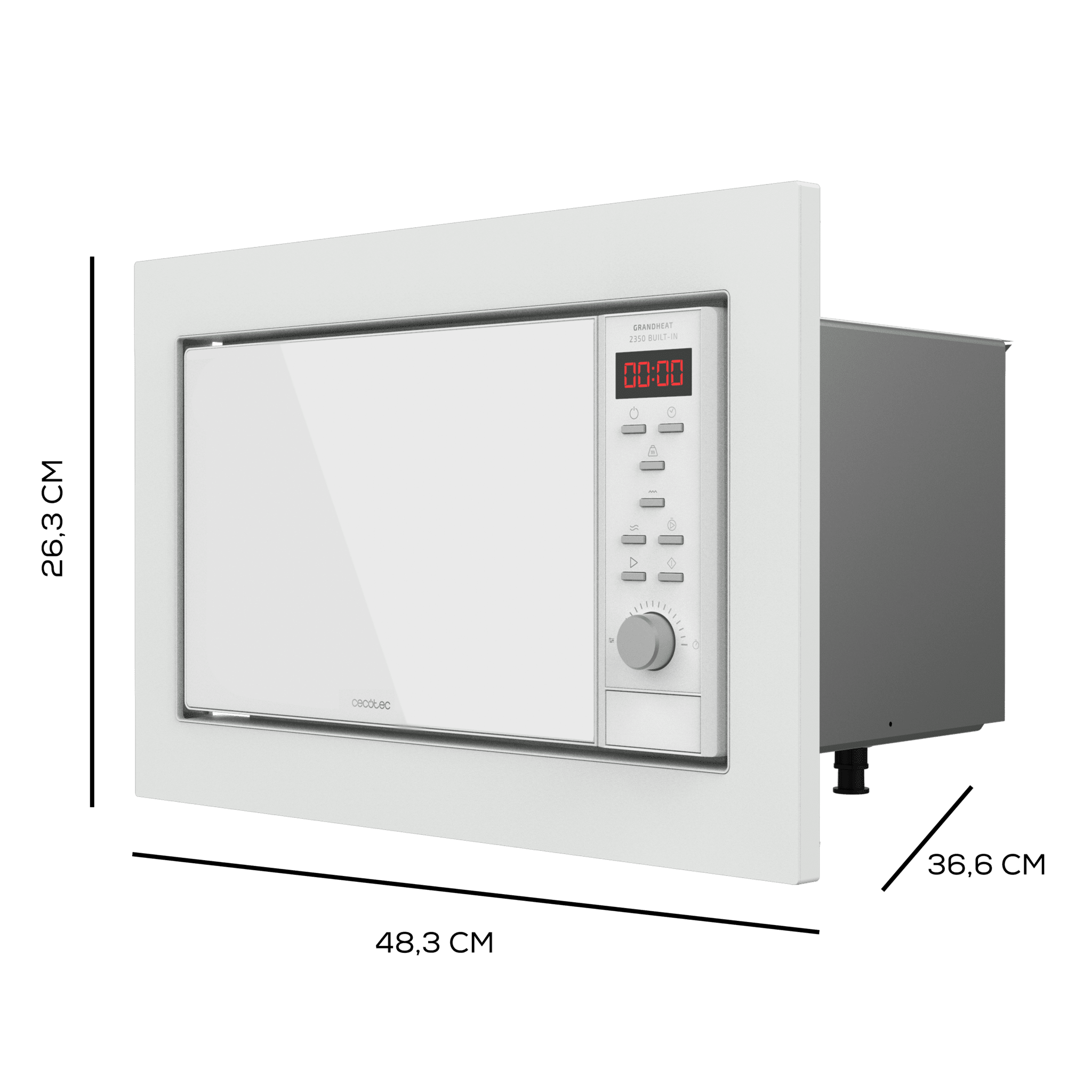 Microondas encastrable GrandHeat 2350 Built-In White