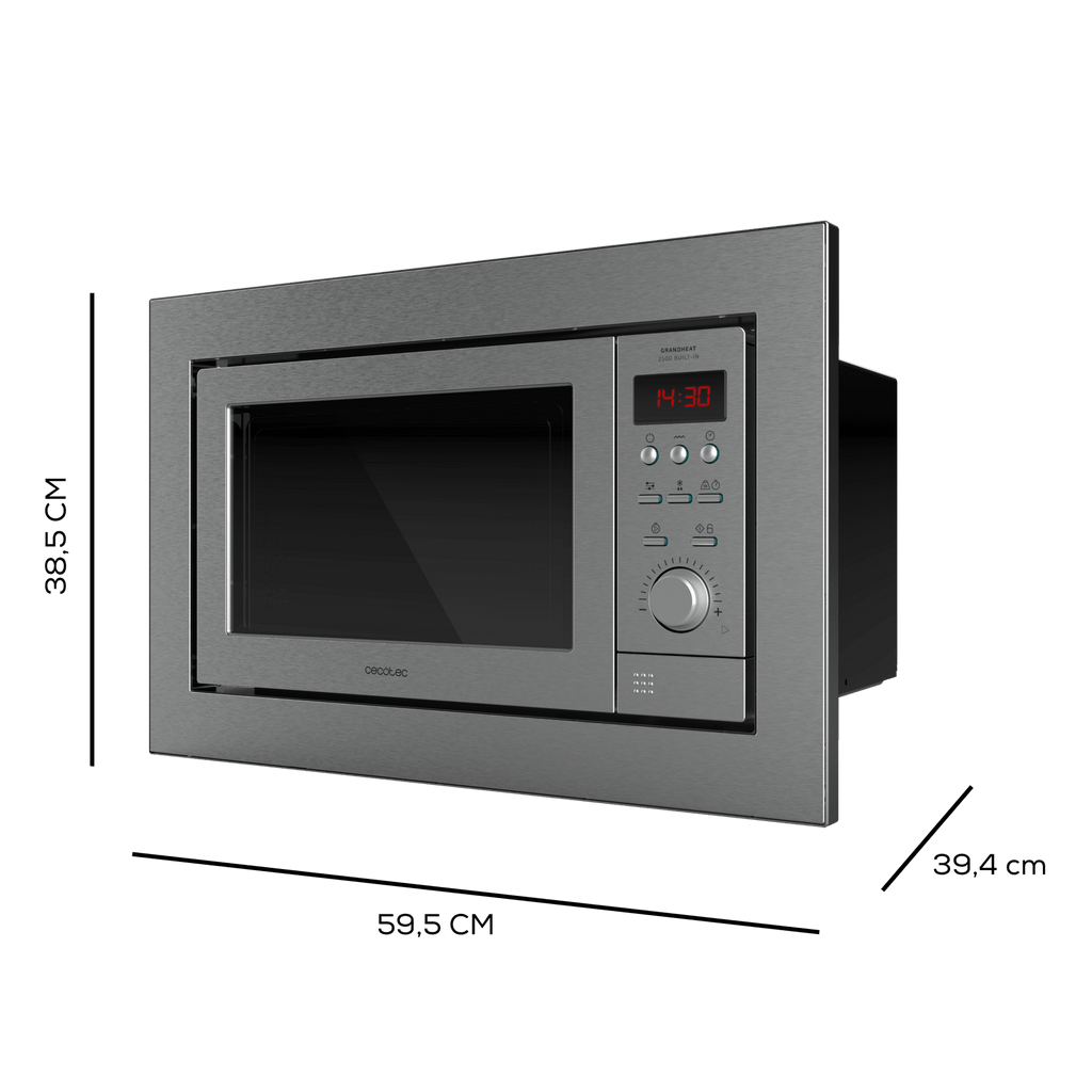 Microondas encastrable GrandHeat 2500 Built-In Steel